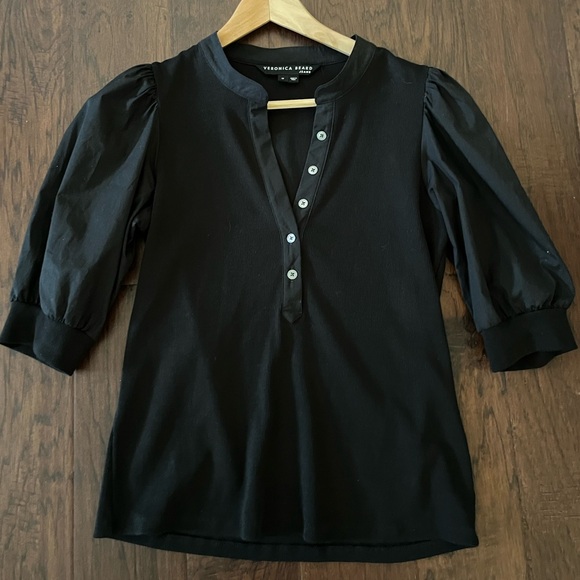 NWOT Veronica Beard Coralee Top M - Picture 2 of 7